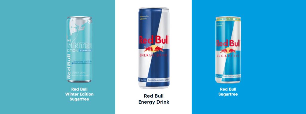Marketing de Red Bull: Estrategias que marcan la diferencia 2 diferentes ediciones de bebida de red bull