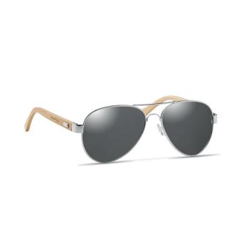 Gafas de sol de bambú en bolsa - Imagen 3