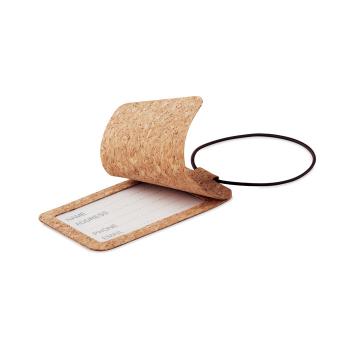 Cork luggage tag - Imagen 1