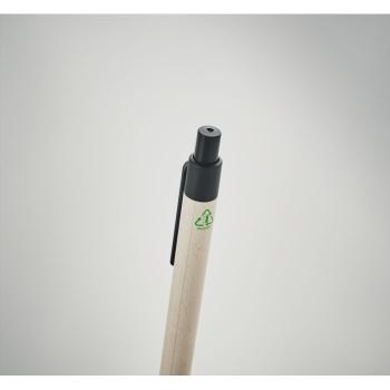 Papel reciclado/ bolígrafo PLA