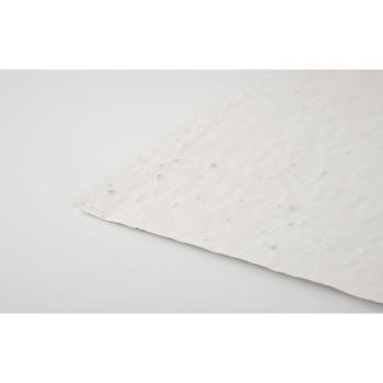 Hoja A4 de papel con semillas