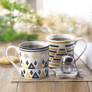 Taza, plato y filtro en caja - Imagen 2