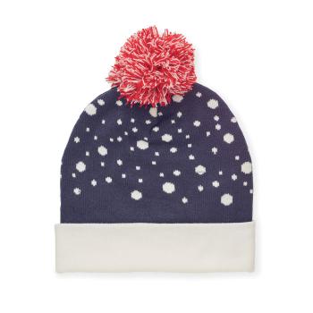Gorro de punto navideño