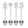 Set  4 cucharas de té navideñas