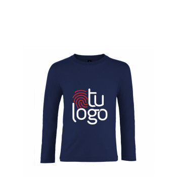 Camiseta Niños Manga Larga Algodón 150gr Long