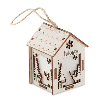 Colgante Navideño Forma de Casa