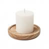 Porta velas madera - Imagen 1