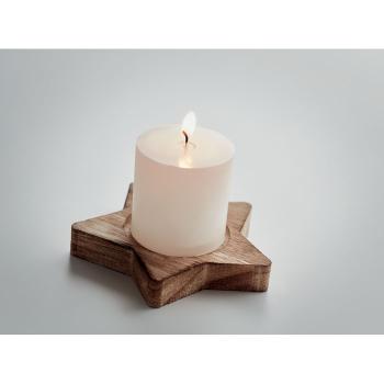 Porta velas madera - Imagen 2