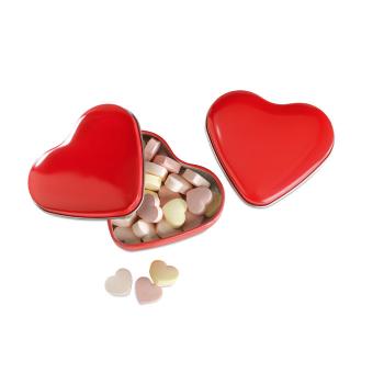 Caja corazón con caramelos - Imagen 1