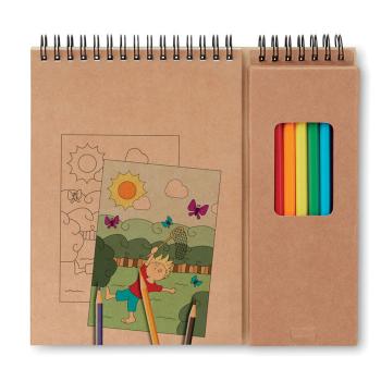 Set de lápices y cuaderno - Imagen 1