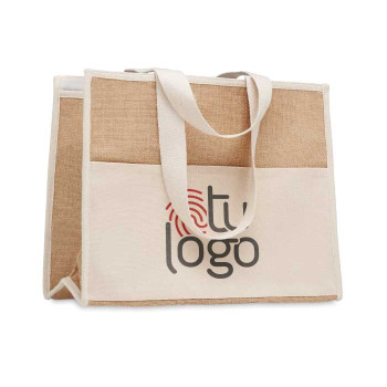 Bolsa térmica de yute canvas