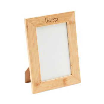 Marco de fotos de bambú