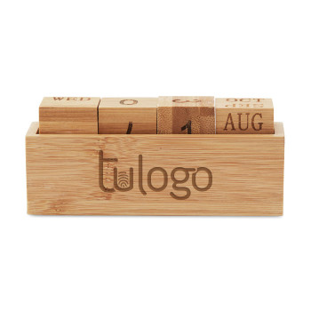 Calendario Bambú Cubos Fleming