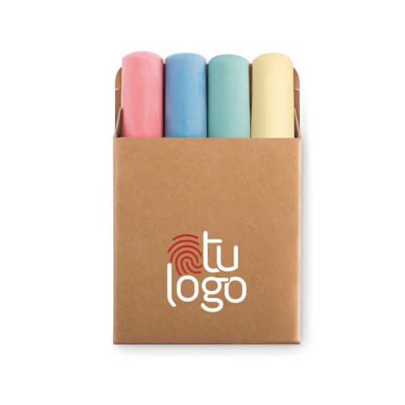 4 tizas de colores
