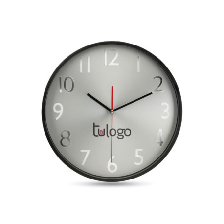 Reloj pared esfera plateada - Imagen 2