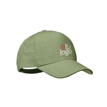 Gorra beisbol cáñamo 370 gr/m²
