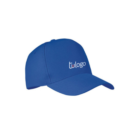 Gorra béisbol RPET 5 pan.