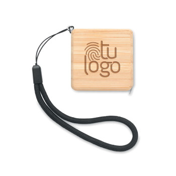 Cinta métrica de bambú 1m