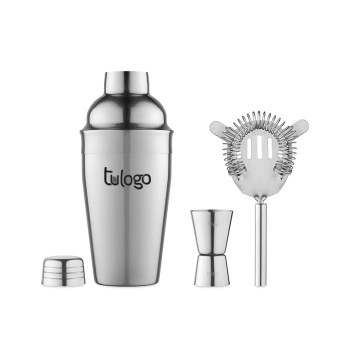 Set para coctelería acero inoxidable 500ml Hito