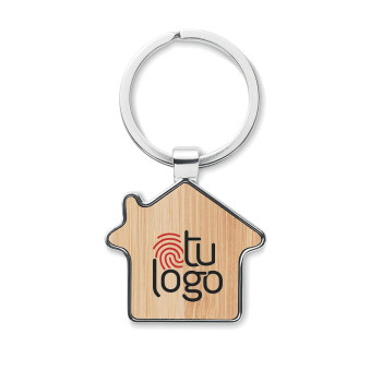 Llavero casa y bambú - Imagen 4
