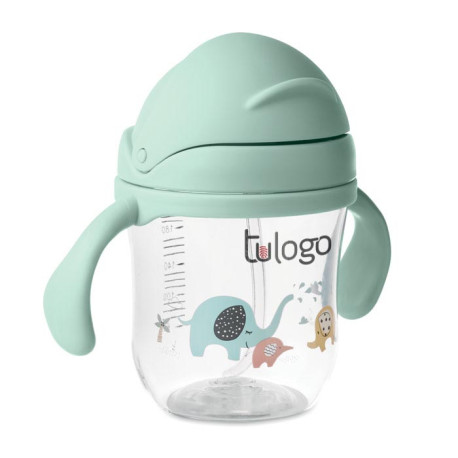 Vaso para bebés en Tritan.