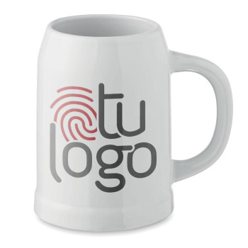 Taza con forma de jarra de cerveza