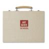 Set pinturas en caja de madera