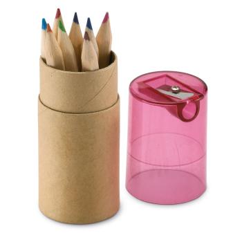 12 lápices de colores