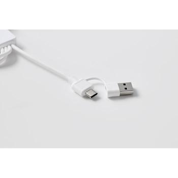 cable de carga 2 en 1 tipo C