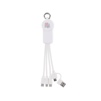 cable de carga 2 en 1 tipo C