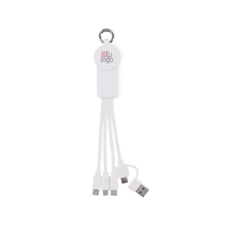 cable de carga 2 en 1 tipo C