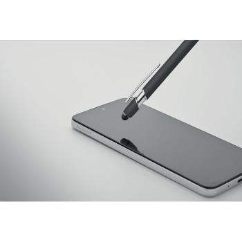 Bolígrafo de aluminio gomoso