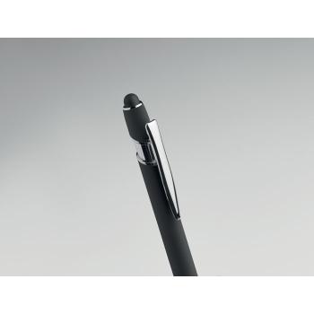 Bolígrafo de aluminio gomoso