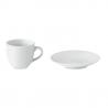 Taza y plato cerámica café - Imagen 2