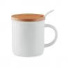 Taza de porcelana con tapa - Imagen 2