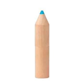 Estuche madera de 6 lápices - Imagen 1