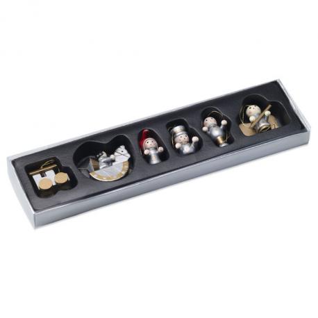 Set de 6 adornos navideños - Imagen 1