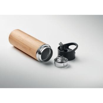 Termo doble pared bambú 450ml - Imagen 2