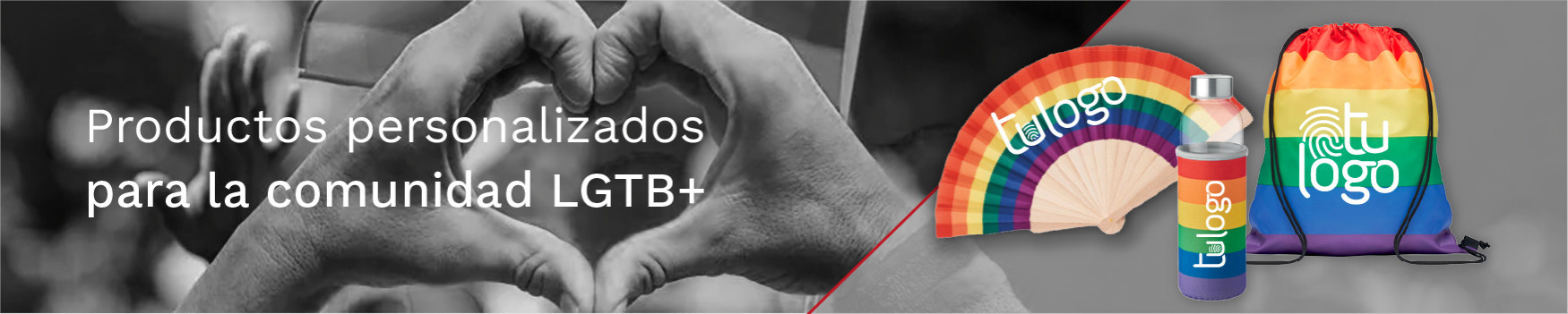 Artículos personalizados con colores de LGTBI | Desde 0,53€