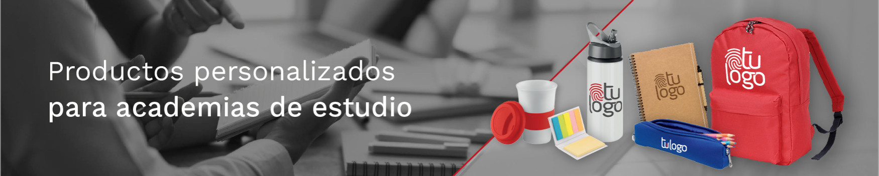 Artículos promocionales para academias de apoyo | Desde 0,06€