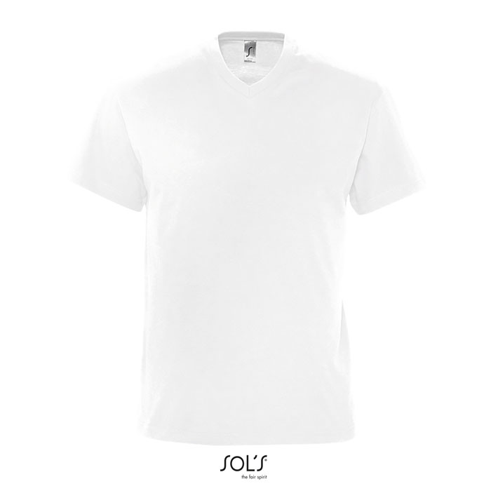 Camiseta Unisex Cuello Pico Algodón 150gr Duck