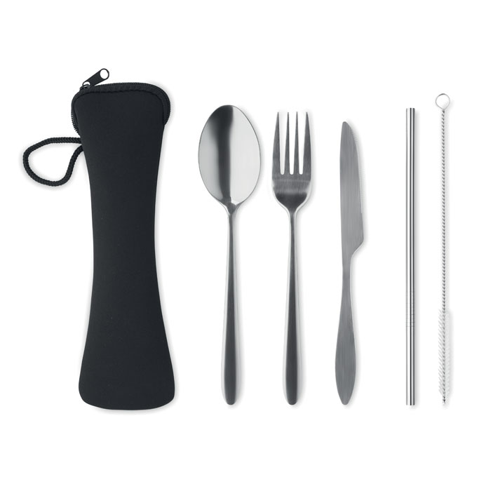 Set de cubiertos acero inoxidable