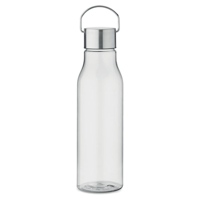 Botella RPET con tapa de acero Rhun 600 ml