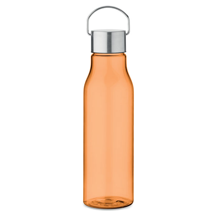 Botella RPET con tapa de acero Rhun 600 ml