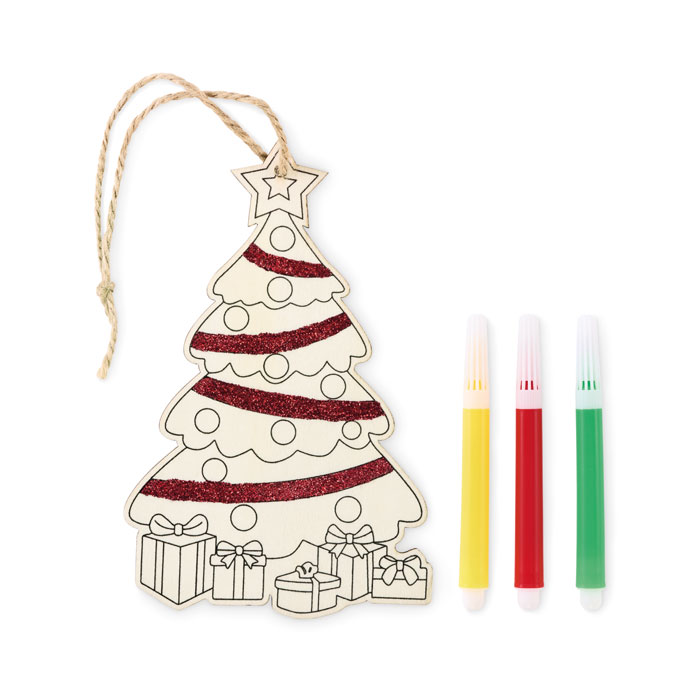 Adorno Navideño para Pintar Huds
