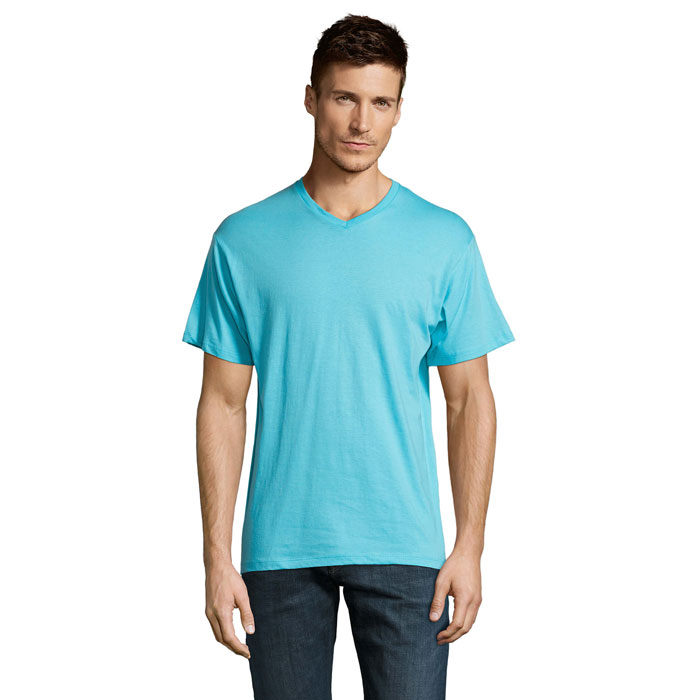 Camiseta Unisex Cuello Pico Algodón 150gr Duck