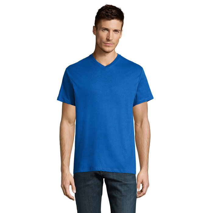 Camiseta Unisex Cuello Pico Algodón 150gr Duck