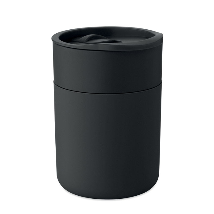 Vaso PP con tapa Lisboa 330 ml