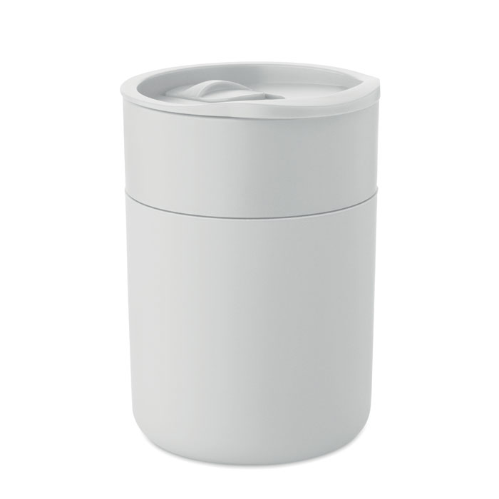 Vaso PP con tapa Lisboa 330 ml