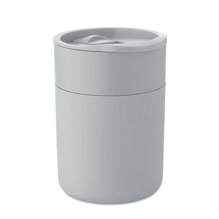 Vaso PP con tapa Lisboa 330 ml